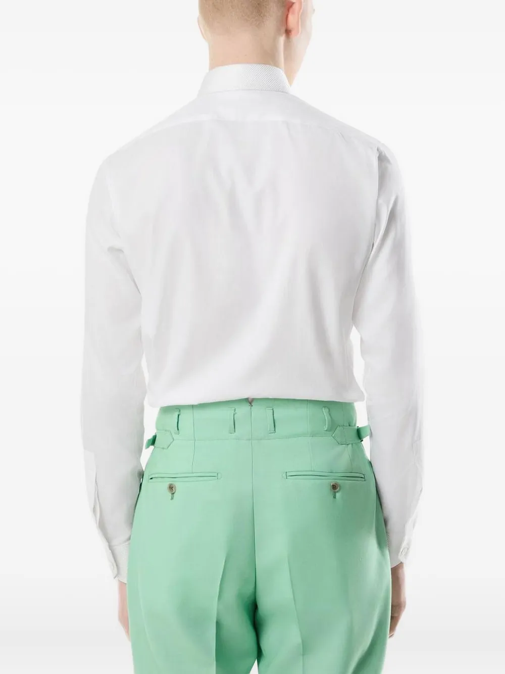 TOM FORD Overhemd met stippen Wit