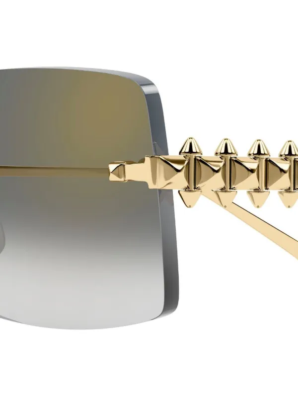 Cartier Eyewear クラッシュ ドゥ カルティエ サングラス | ゴールド