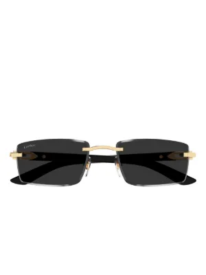 Cartier ブラック サングラス Cartier Eyewear（カルティエ・アイウェア）メンズ サングラス