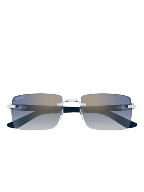 Cartier Eyewear lunettes de soleil à monture rectangulaire