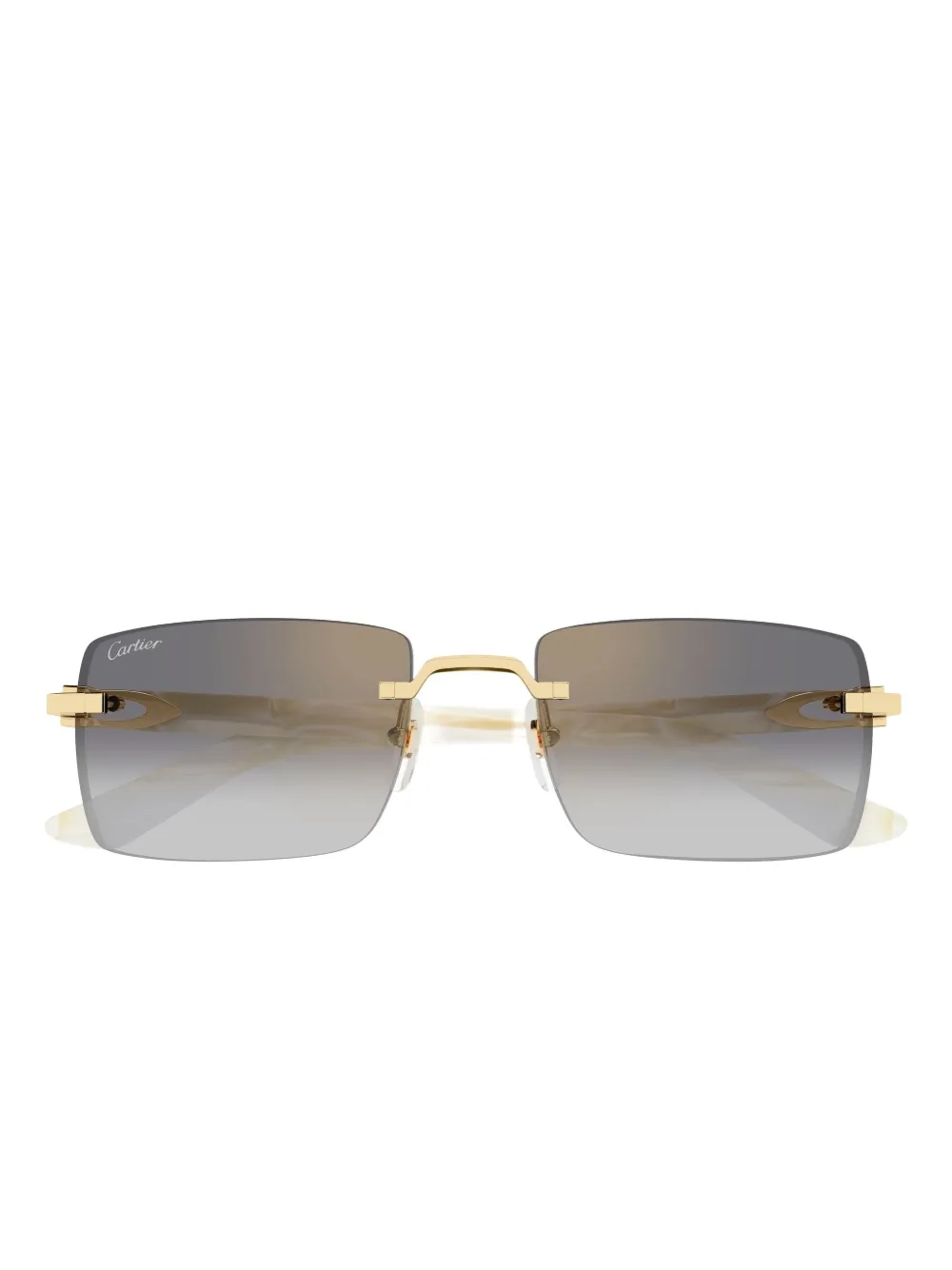 Cartier Eyewear Óculos de sol retangular | Dourado | Image 1