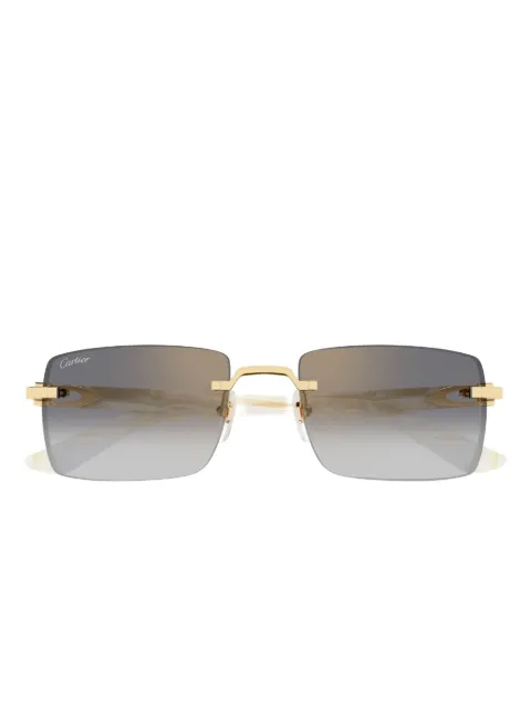 Cartier Eyewear rectangle-frame sunglasses