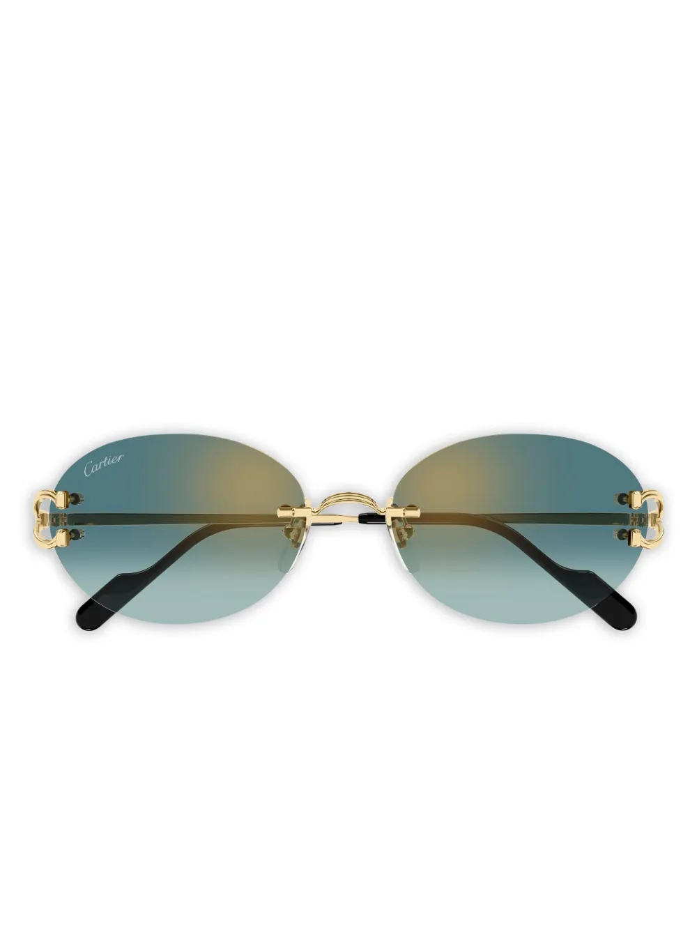 Cartier Eyewear round-frame sunglasses | Gold | Image 1