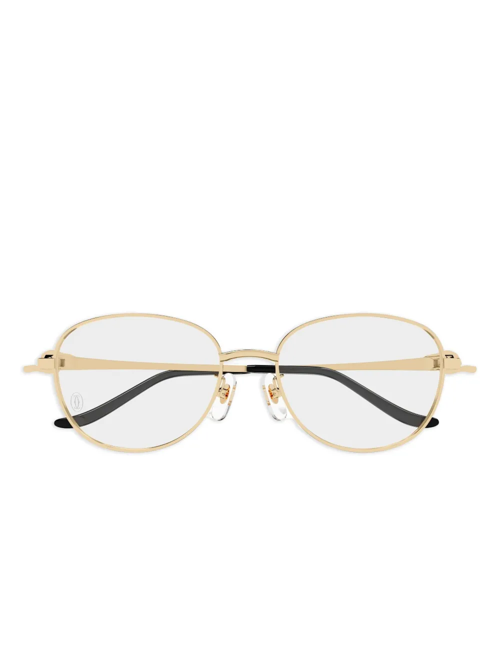 Cartier Eyewear Panthère round-frame glasses | Gold | Image 1