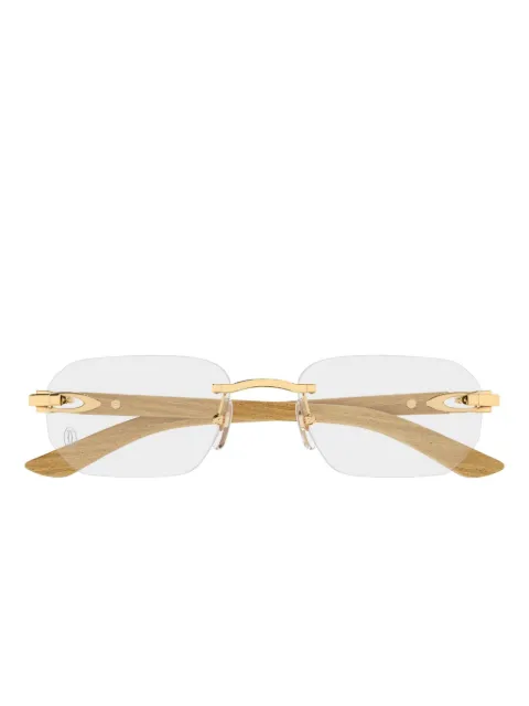 Cartier Eyewear rectangle-frame glasses