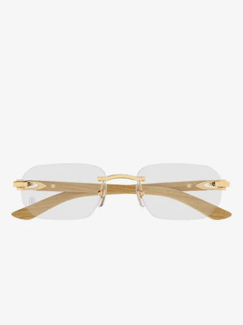 Cartier Eyewear rectangle-frame glasses