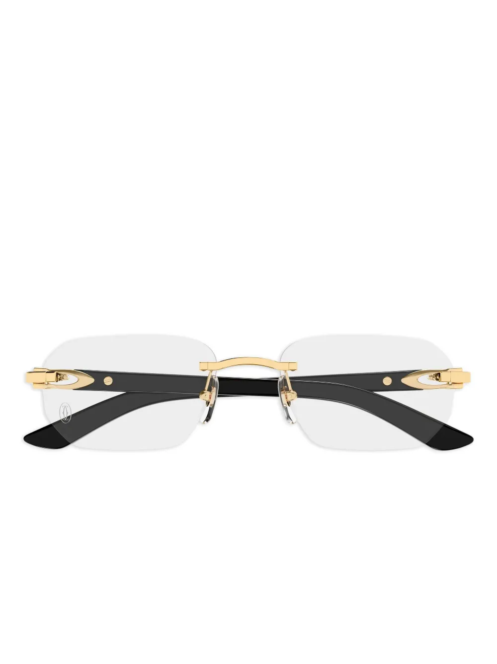 Cartier Eyewear rimless glasses | Black | Image 1