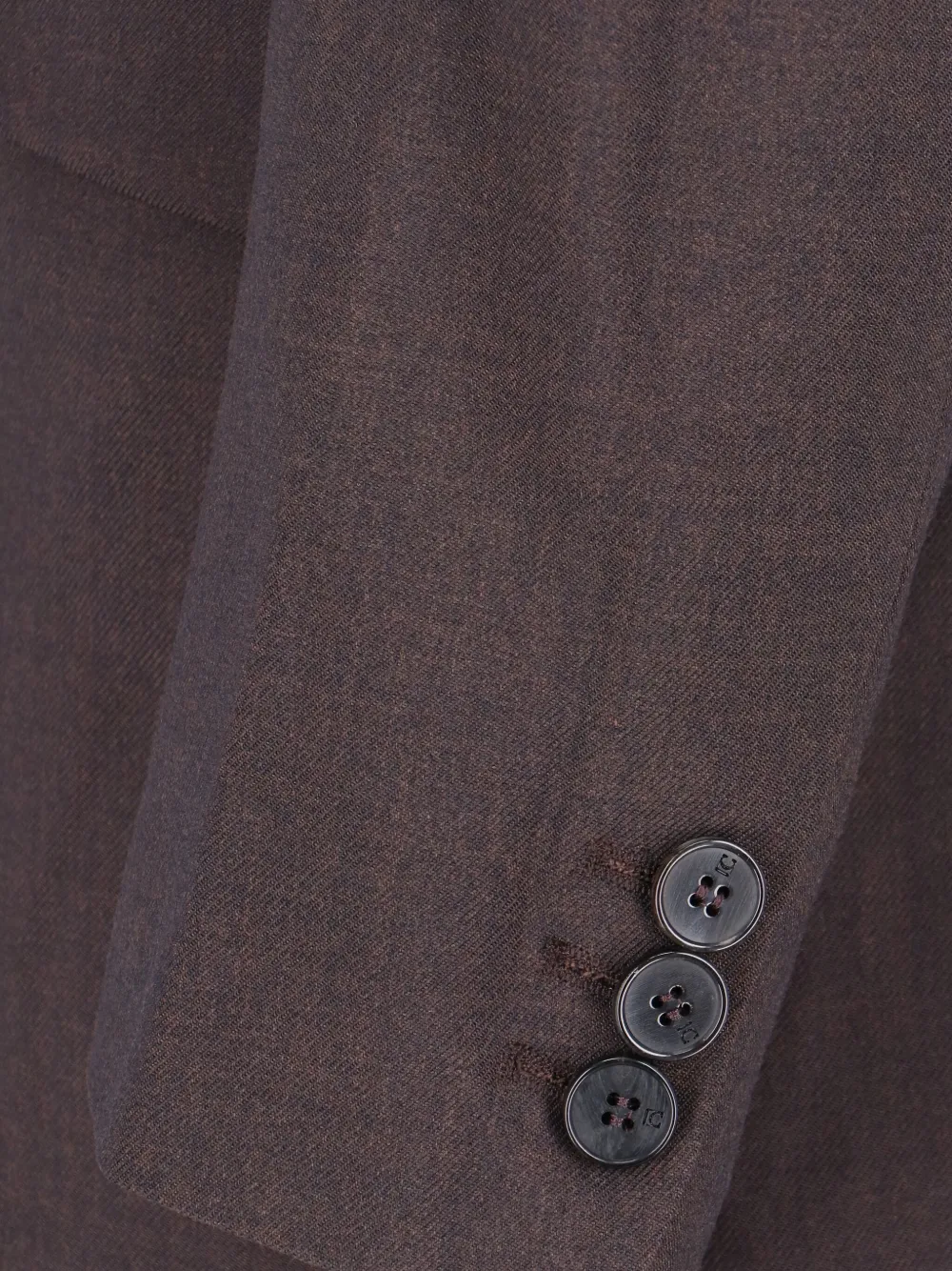 Low Classic Wollen blazer Bruin