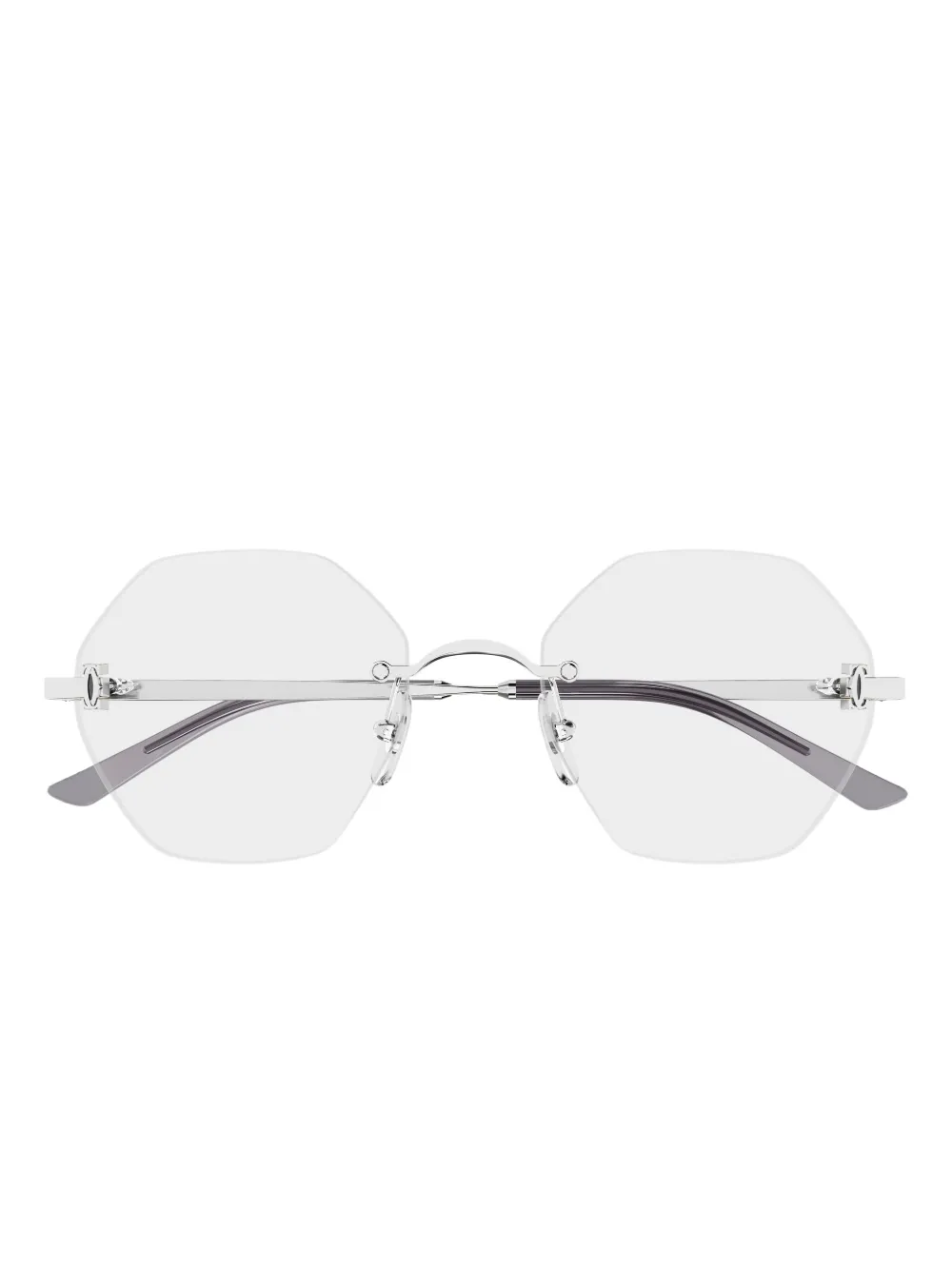 Cartier Eyewear geometric-frame glasses | Men | Image 2