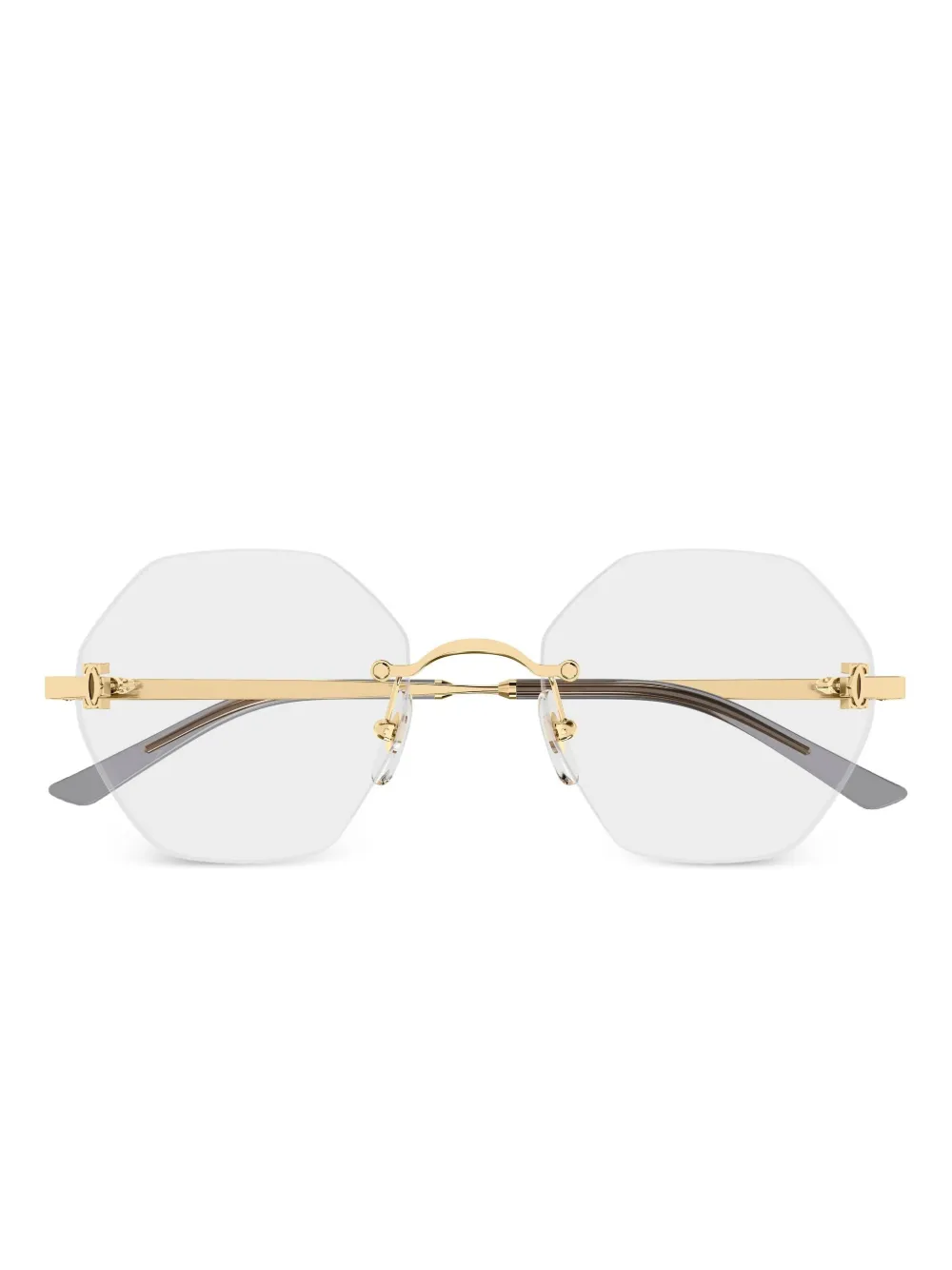 Cartier Eyewear lunettes de vue à monture géométrique | Homme | Image 2