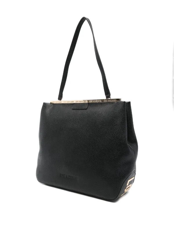 Love Moschino ロゴ ショルダーバッグ | ブラック | FARFETCH JP