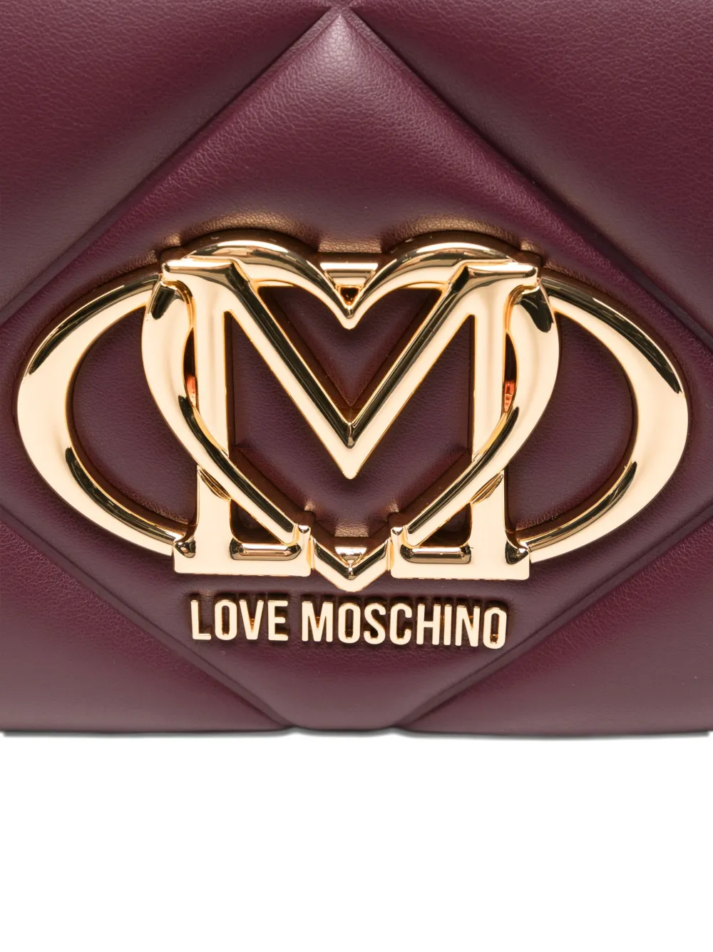 Love Moschino Quilted Tote Bag In Red