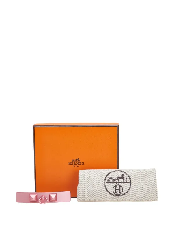HERMES Caprice Hair Clip Aluminium Orange Hermes バレッタ ヘアピン Caprice hair clip 直営店ラッピング  main image 2