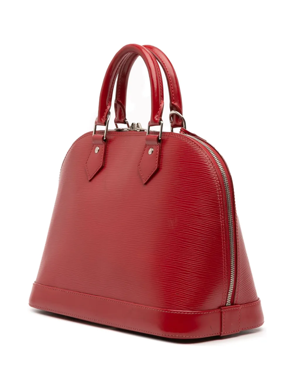 Pre-owned Louis Vuitton 1990-2025 Epi Alma Pm Handbag In Red