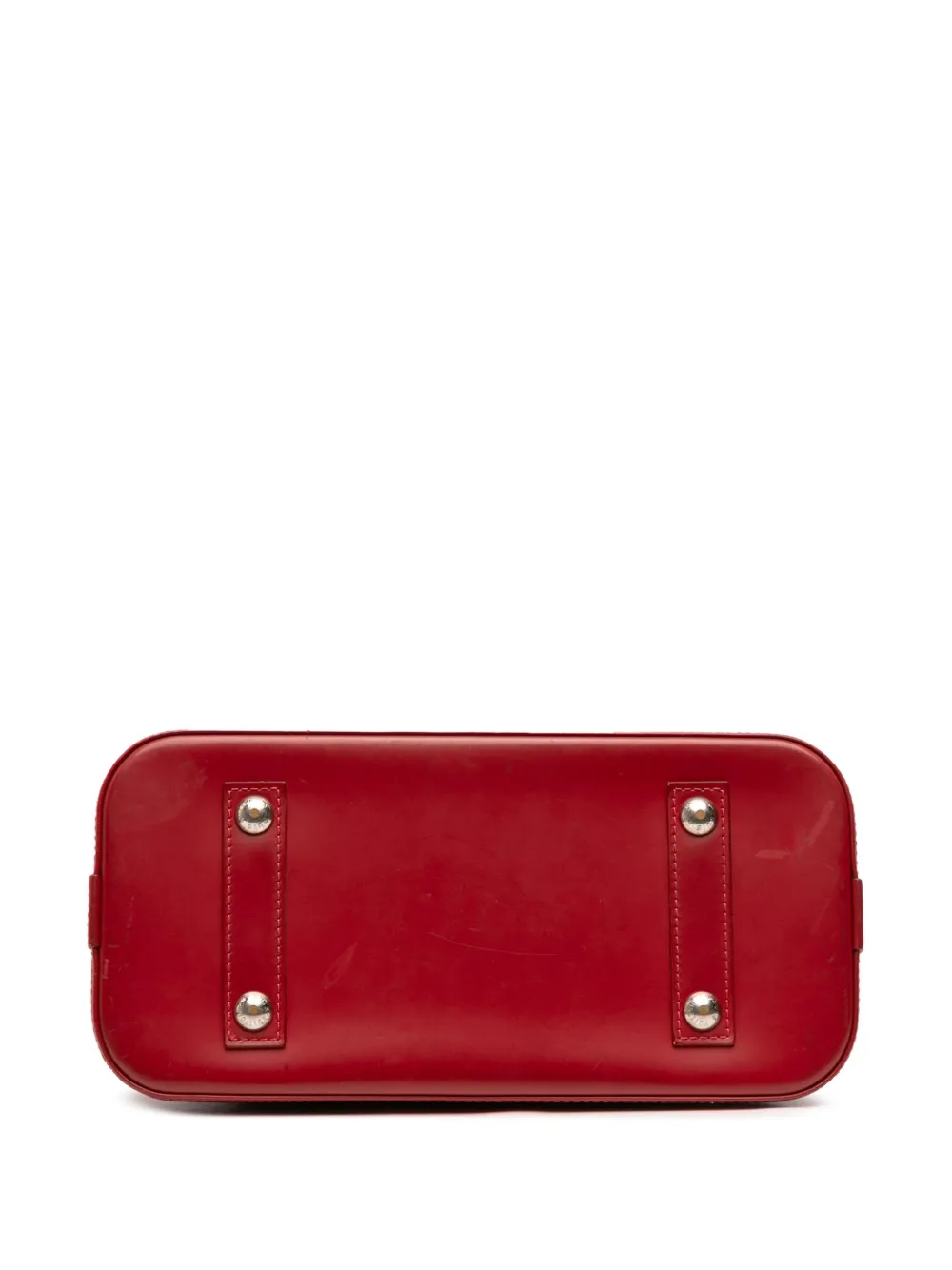 Pre-owned Louis Vuitton 1990-2025 Epi Alma Pm Handbag In Red