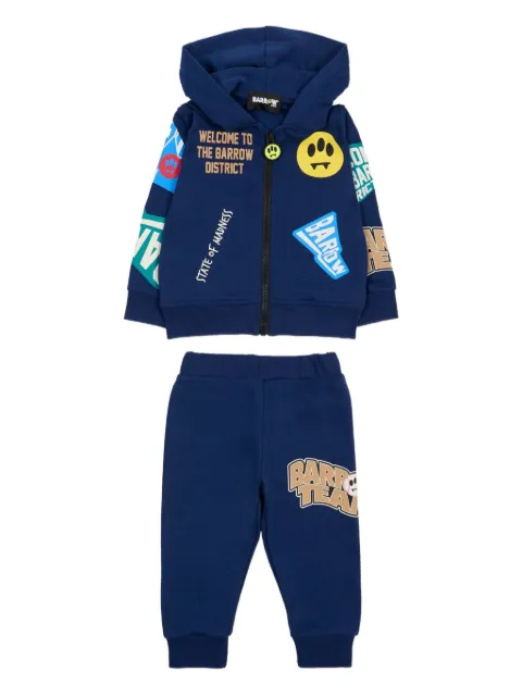 Barrow kids hooded graphic tracksuit