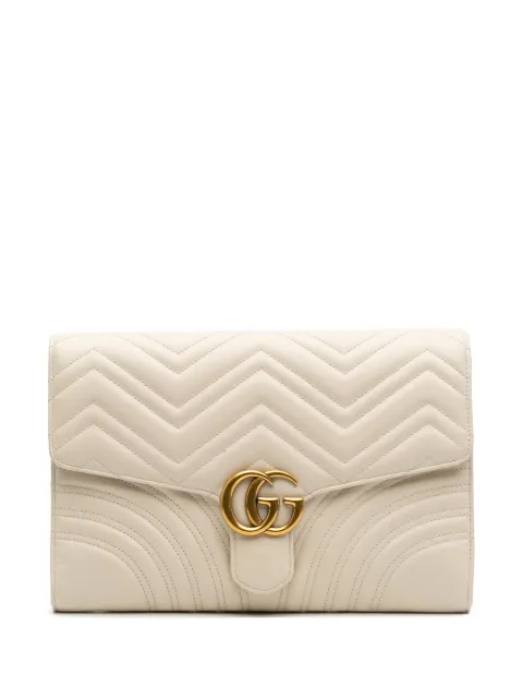 Gucci Pre-Owned 2016-2025 GG Marmont Matelasse Leather Flap clutch bag