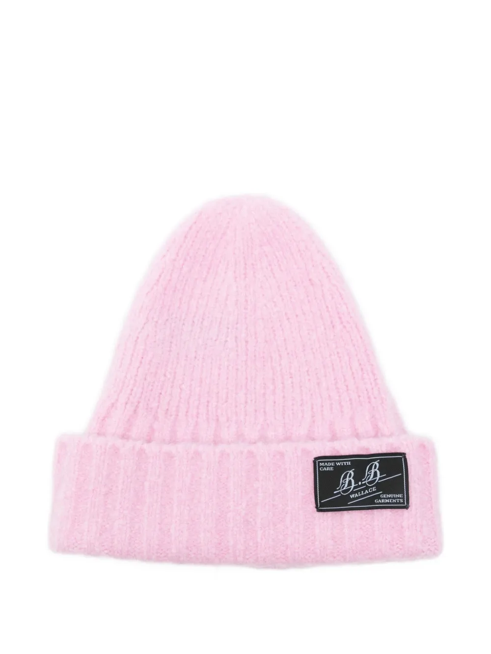 B.b. Walace Ribbed Beanie Hat In Pink