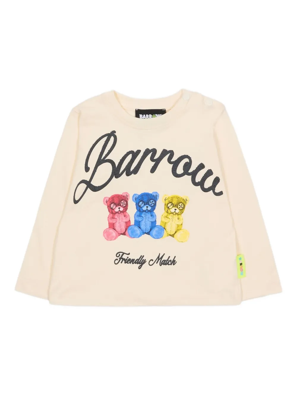 Barrow kids long-sleeve graphic T-shirt | Neutrals | Image 1