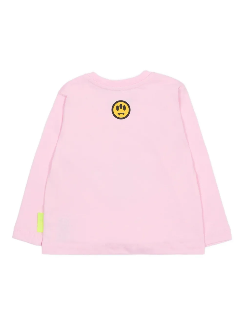Barrow Long-sleeve Graphic T-shirt In Pink