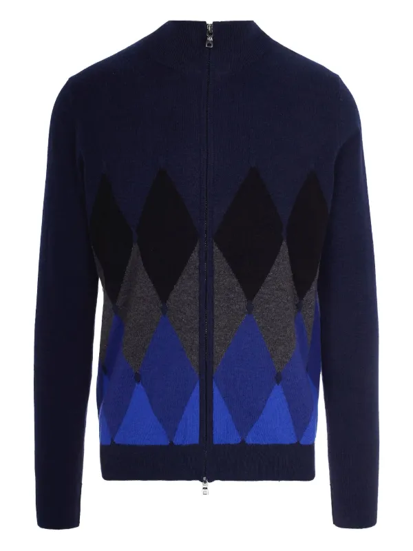 Ballantyne、カシミヤカーディガン、ネイビー Ballantyne カシミア カーディガン | ブルー | FARFETCH JP