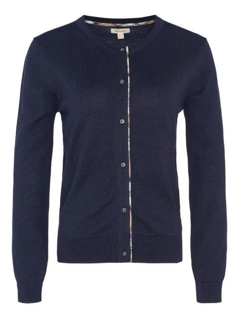 Barbour wool blend cardigan