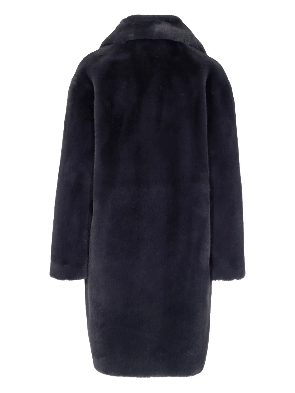 Stand Studio Camille Cocoon Coat Graphite Grey In Gray