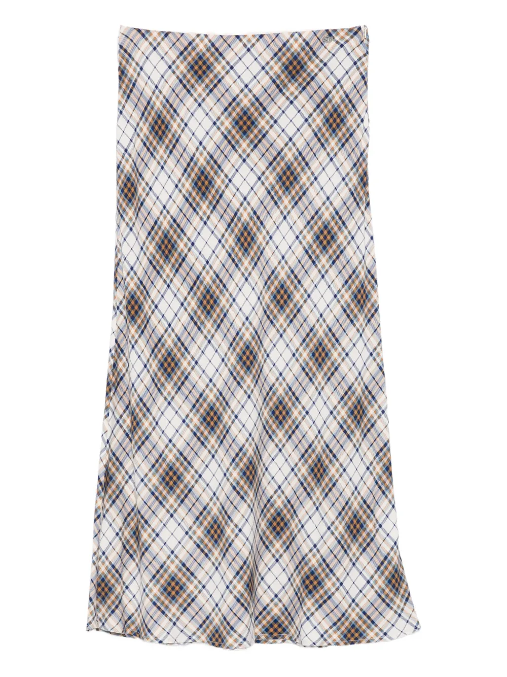 Liu •jo Plaid Straight Skirt In Multi