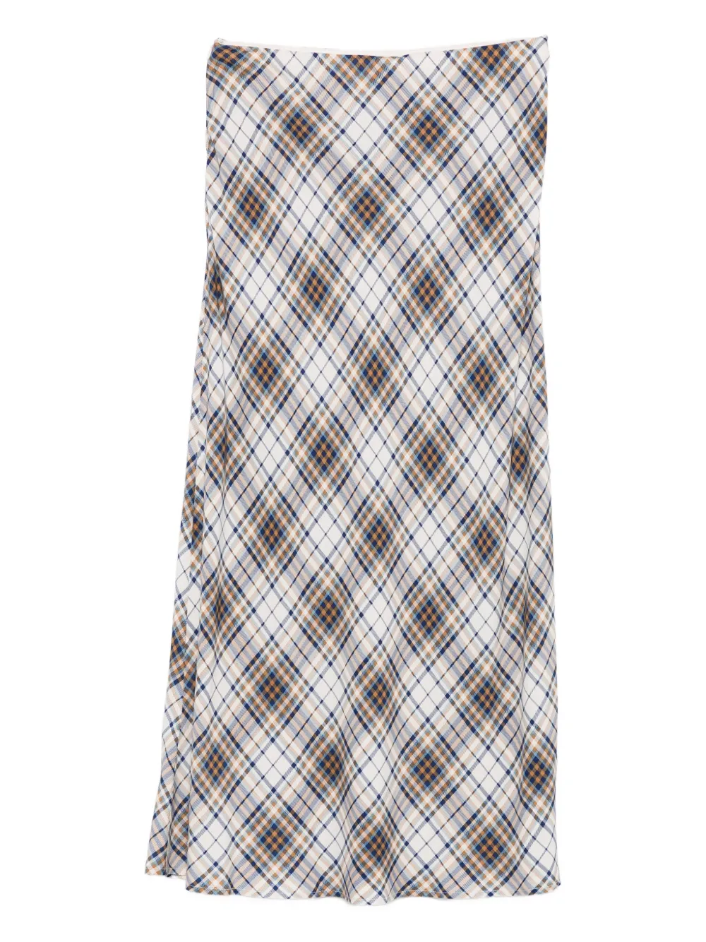 Liu •jo Plaid Straight Skirt In Multi