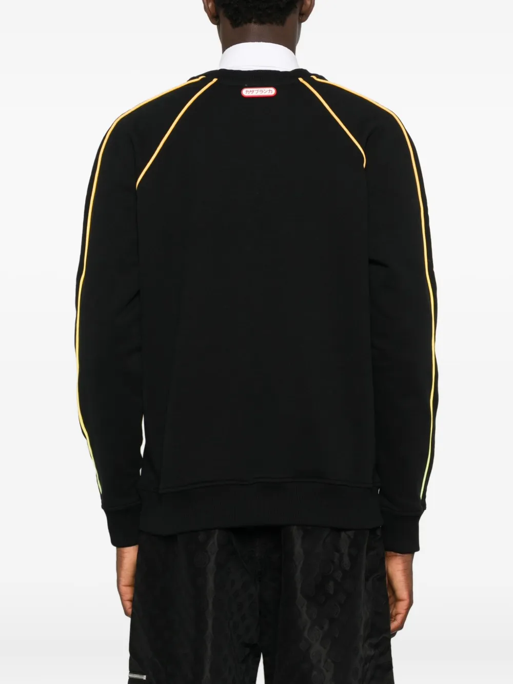 Casablanca Sweater met logopatch Zwart