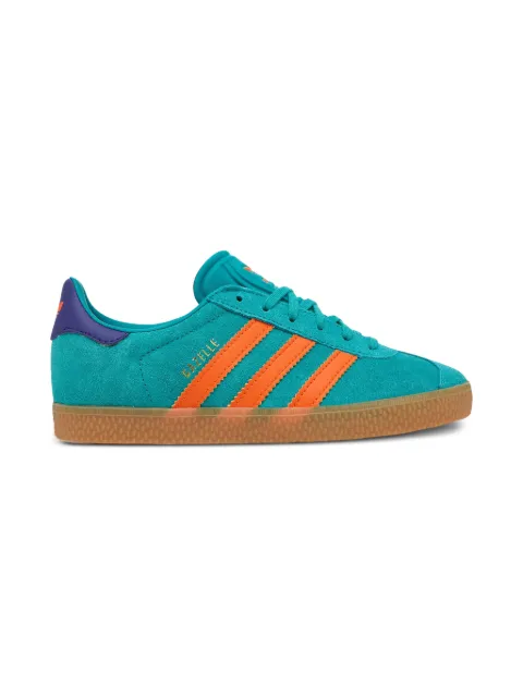 adidas Kids Gazelle striped sneakers
