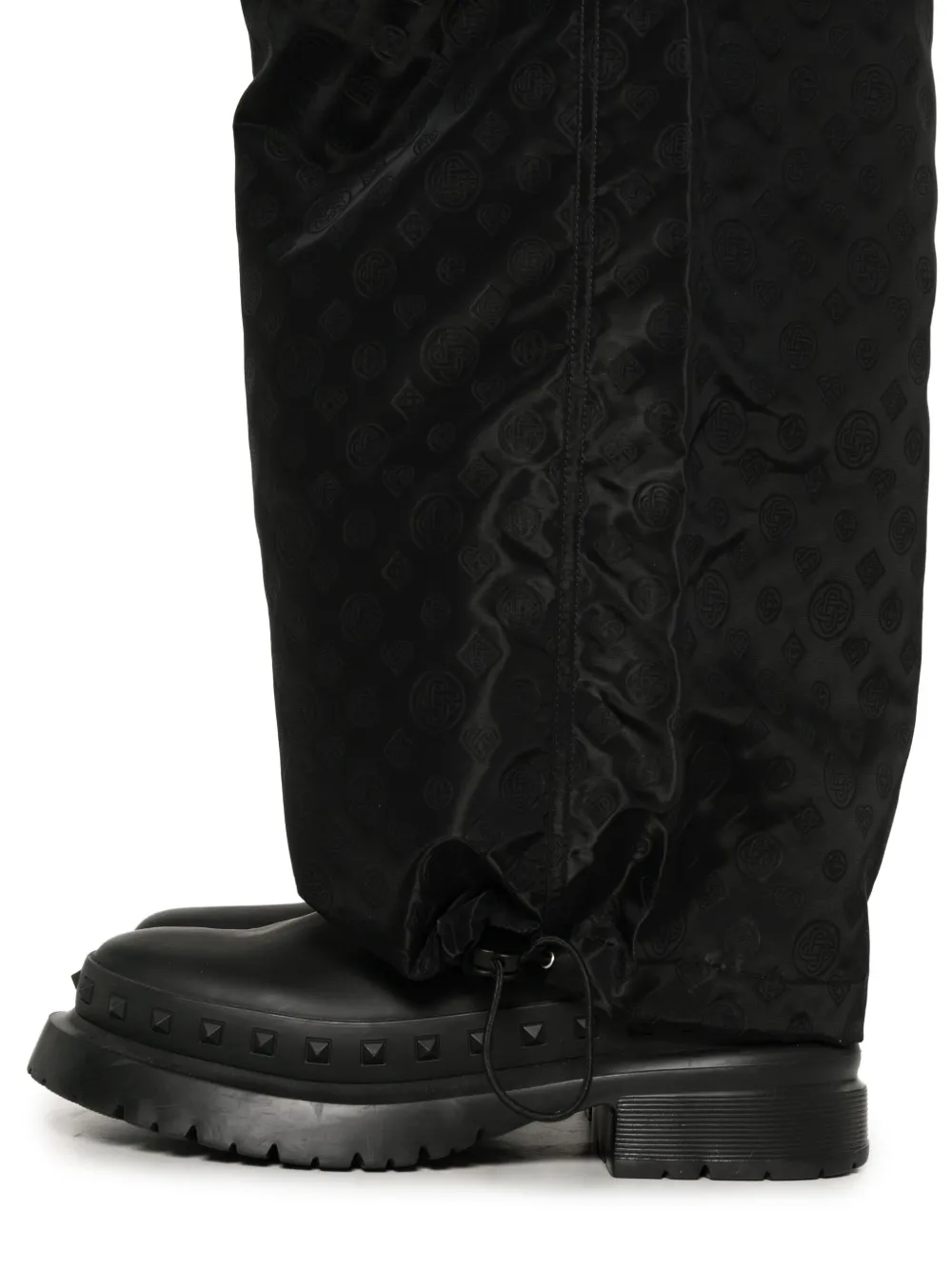 Casablanca Broek met monogram-print Zwart