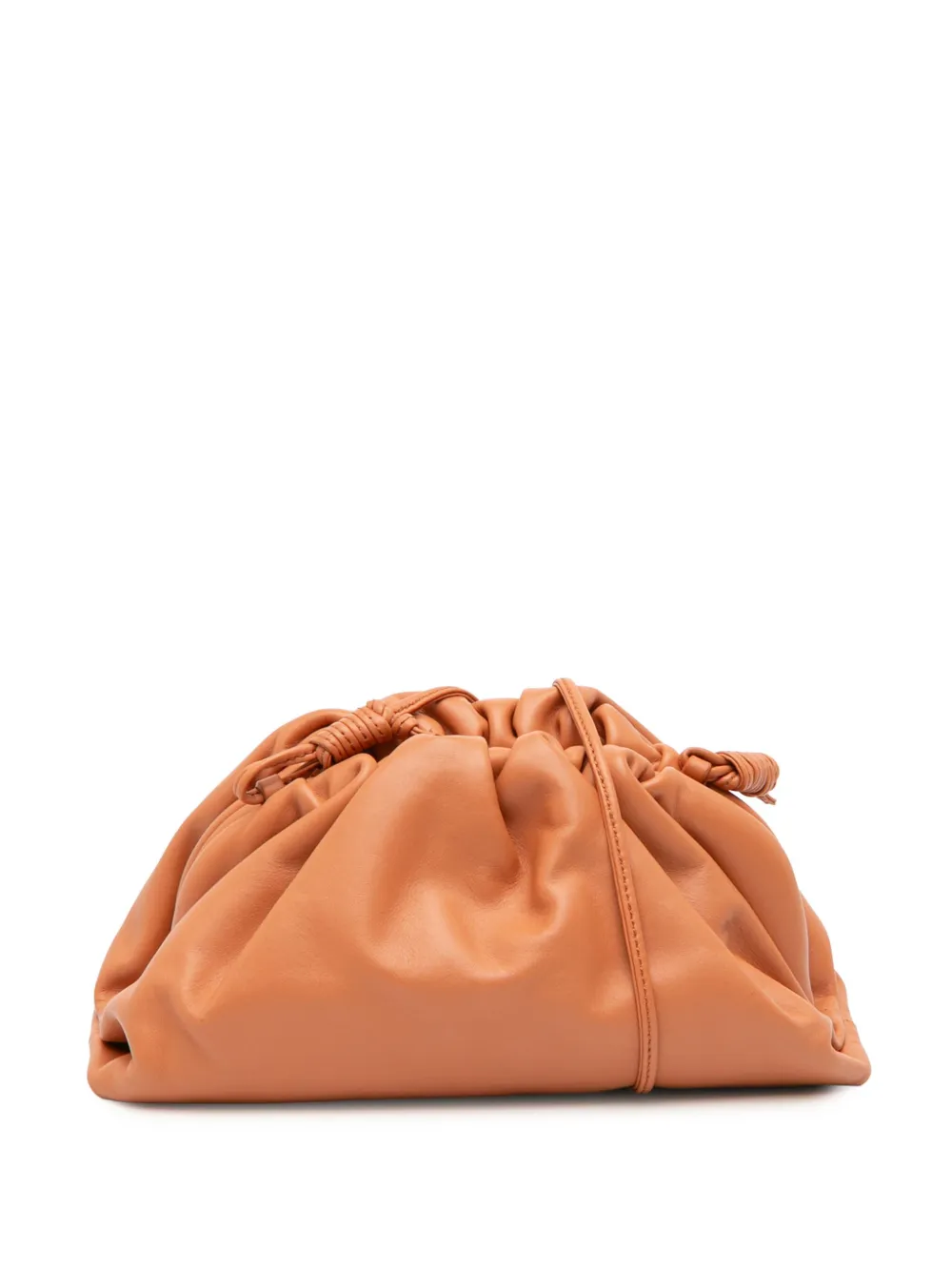 Bottega Veneta Pre-Owned 2012-2025 Lambskin The Mini Pouch crossbody bag - Marrone