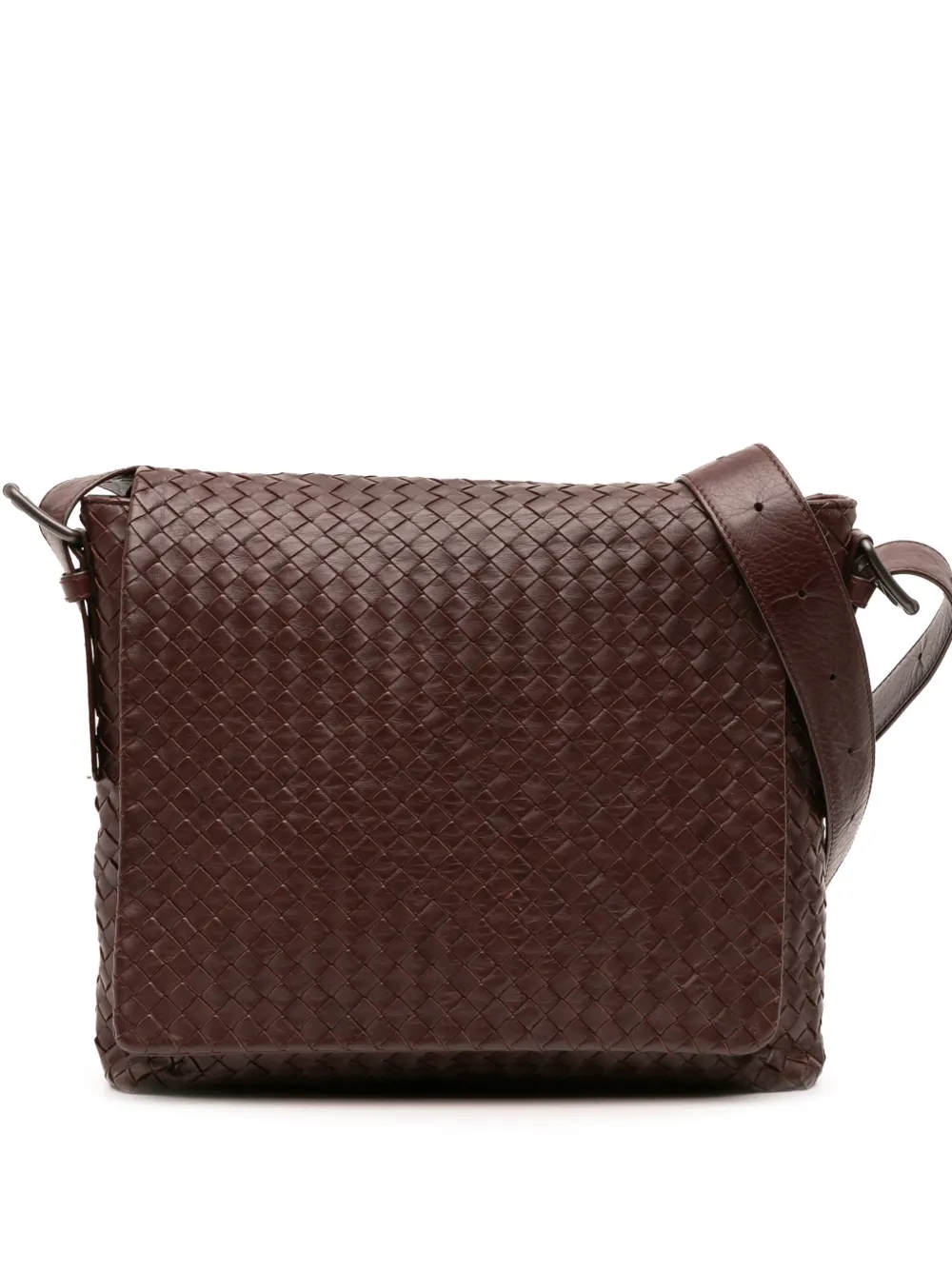 Bottega Veneta Pre-Owned 2013-2025 Nappa Intrecciato crossbody bag | Brown | Image 1