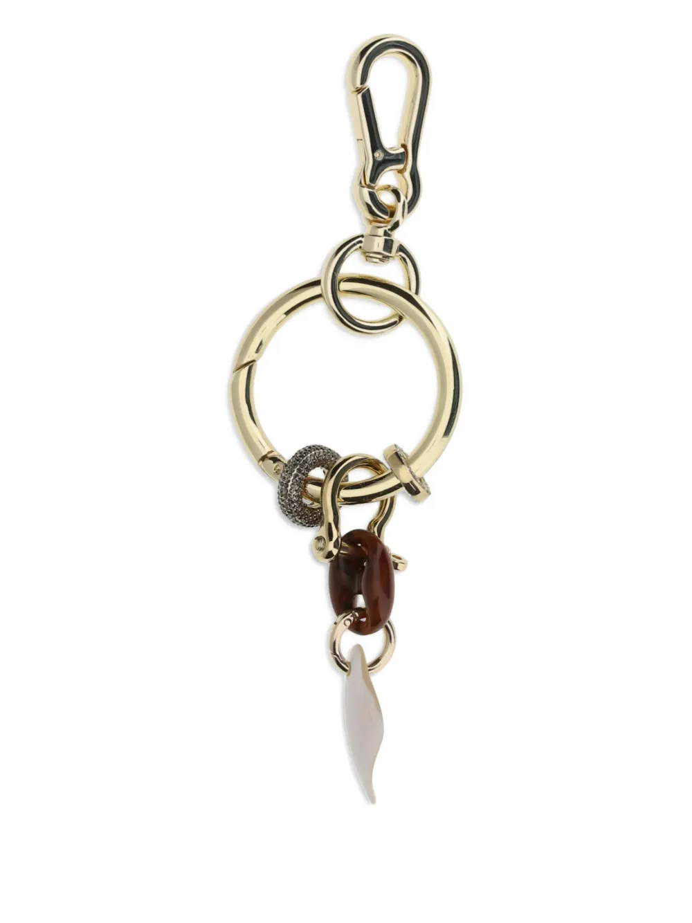 Benedetta Bruzziches Women Chatelaine Petite Keychain In Gold