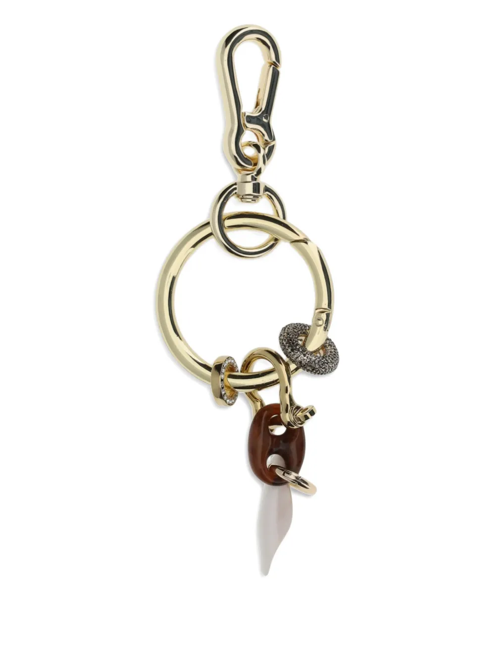 Benedetta Bruzziches Women Chatelaine Petite Keychain In Gold