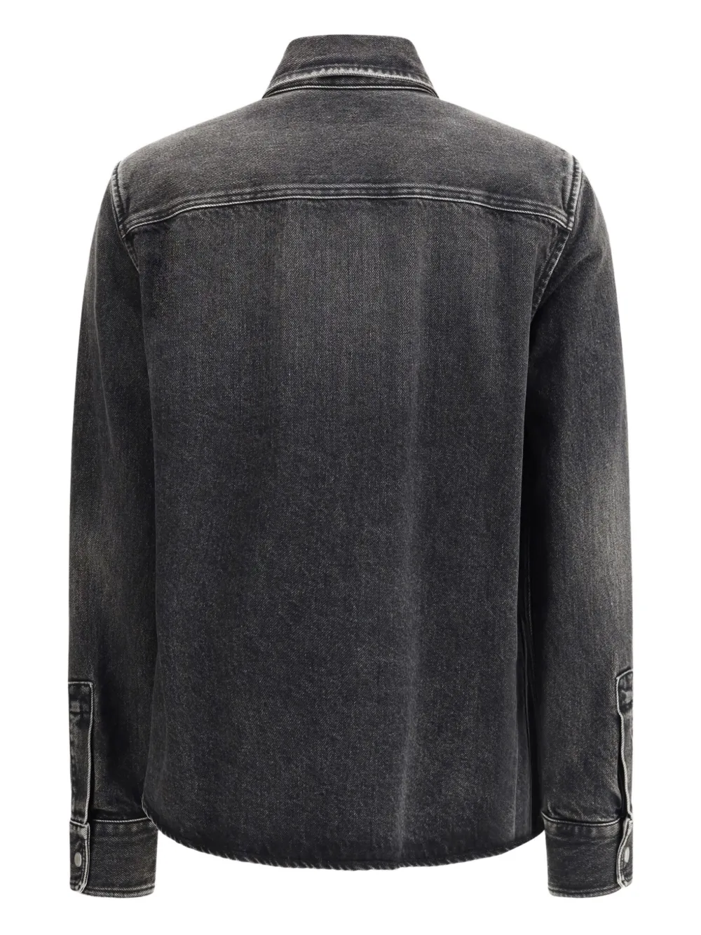Jacob Cohën Denim blouse met zak Zwart