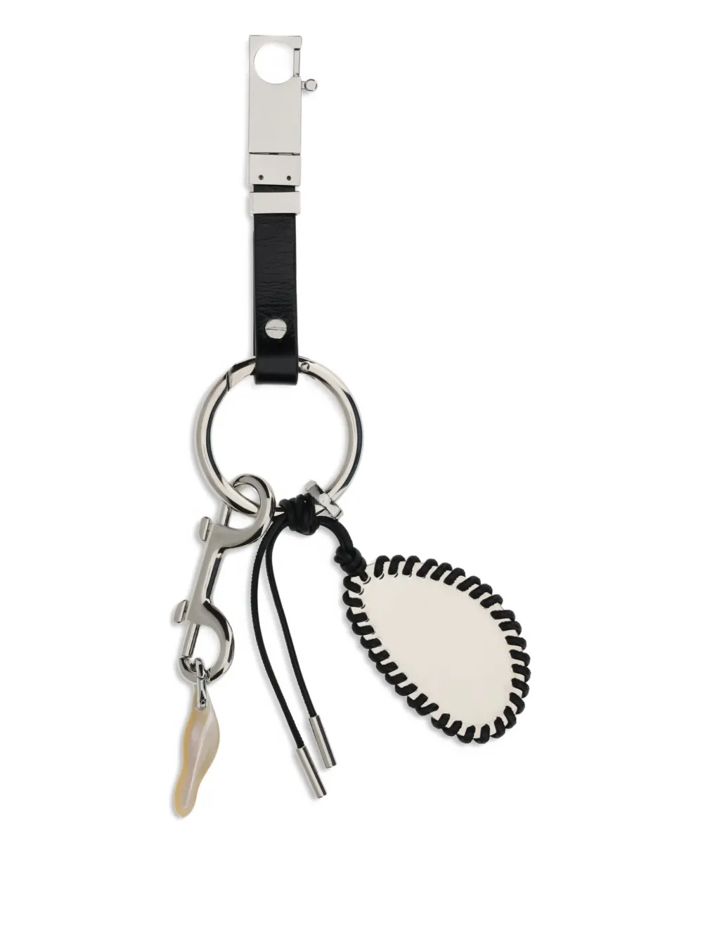 Benedetta Bruzziches Mirror Charm Keyring In Gold