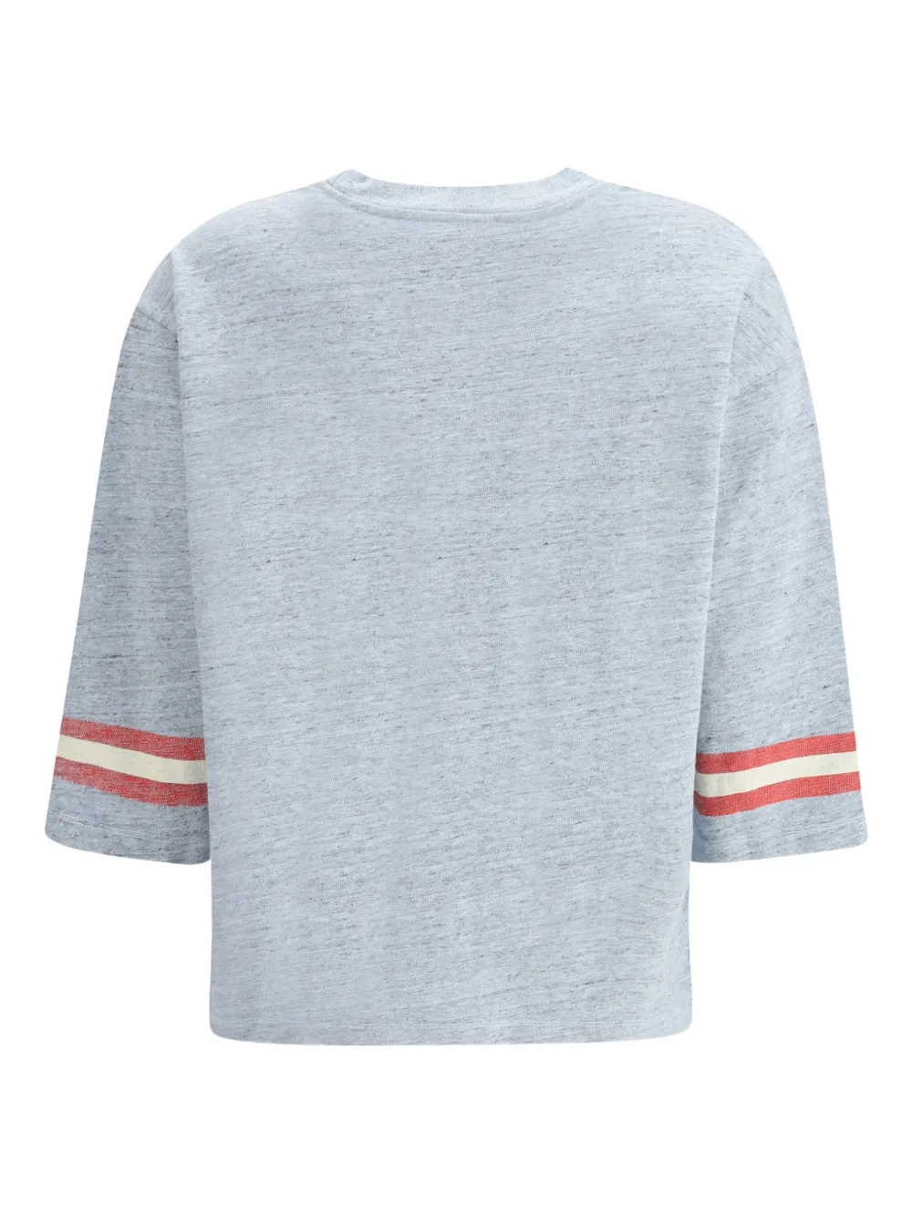 GANNI Gestreept T-shirt Blauw