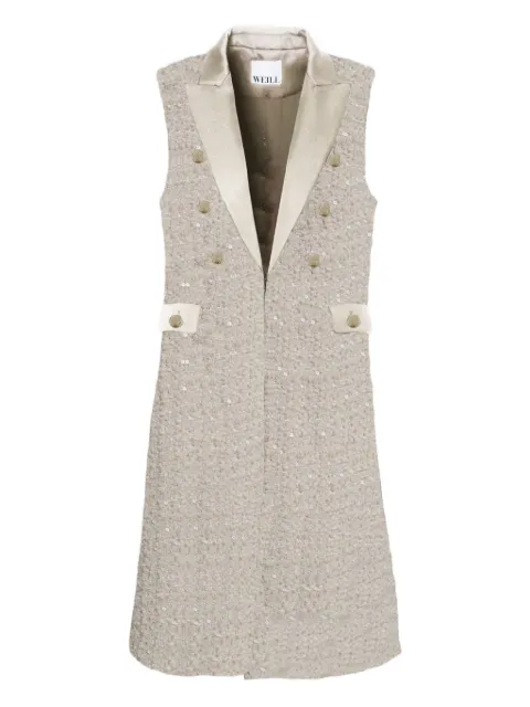 WEILL PARIS tweed dinner gilet