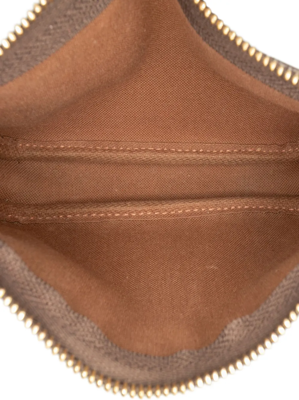 Pre-owned Louis Vuitton 2020 Monogram Mini Pochette Accessoires Handbag In Brown