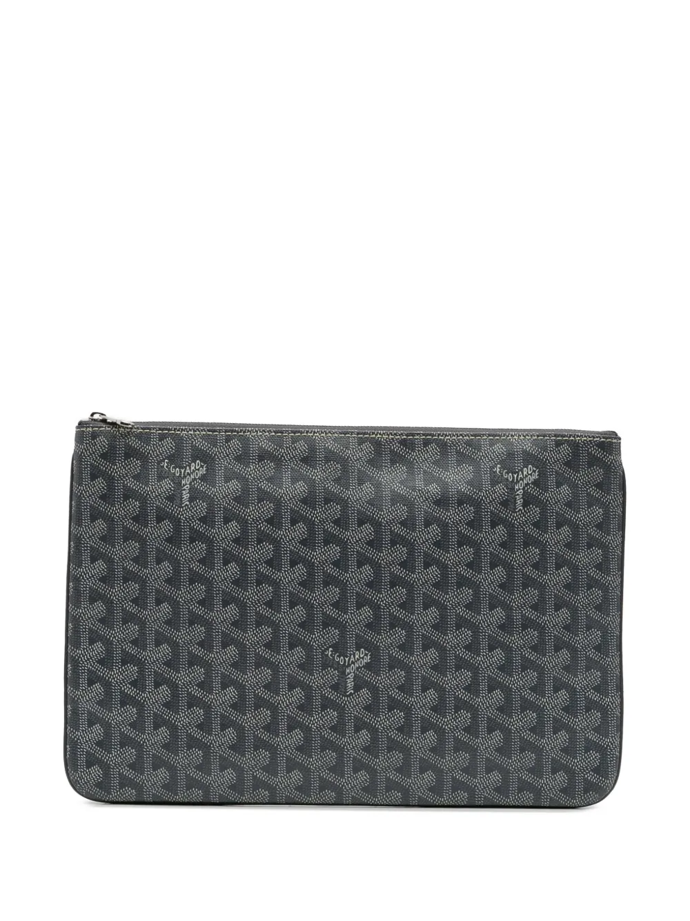 Goyard Pre-Owned 2018 Goyardine Senat MM clutch bag | Grey | Image 1
