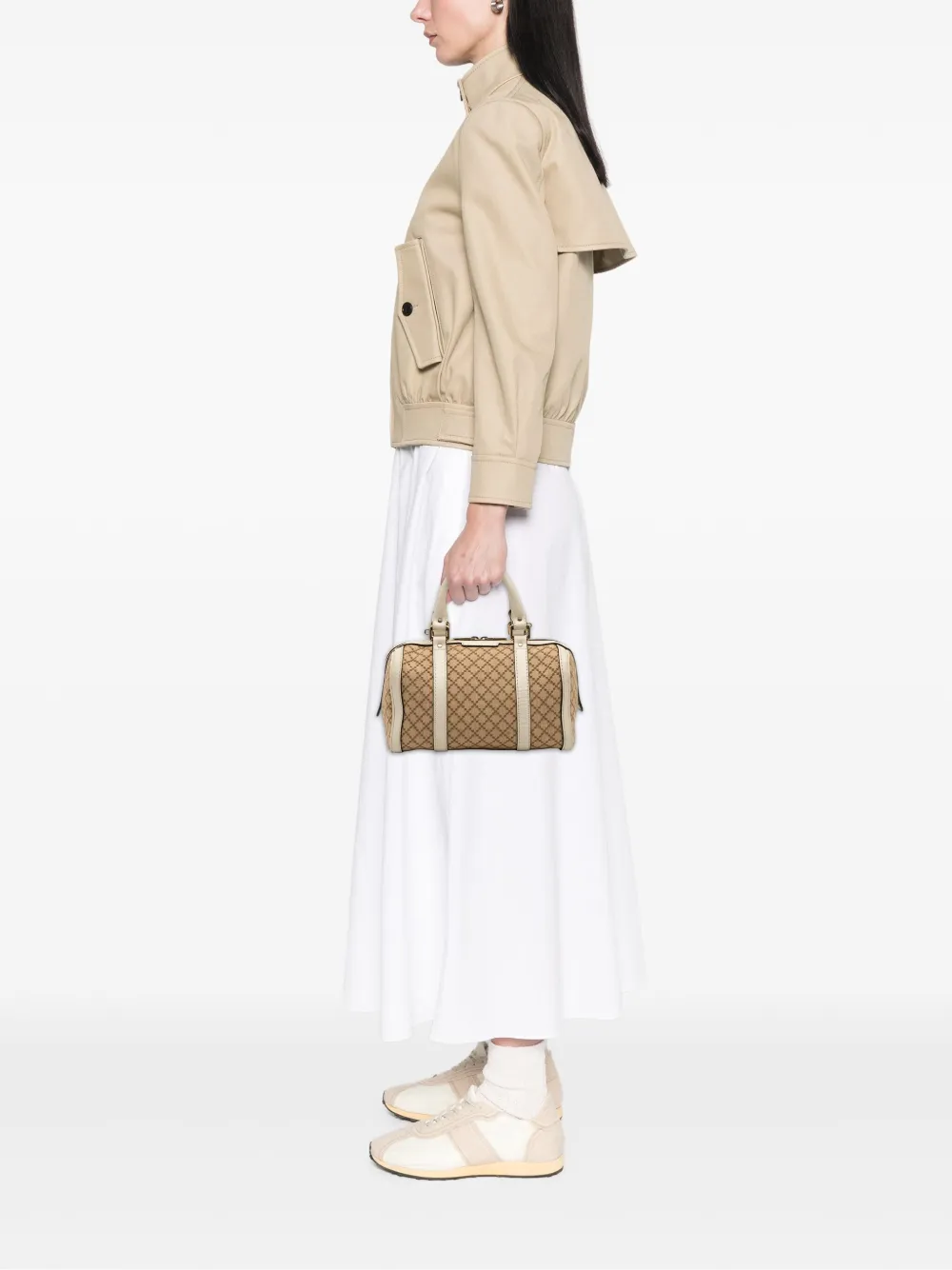 Gucci Pre-Owned 2016-2025 Small Diamante Canvas Joy Boston Bag satchel | Pre-Owned | Image 2