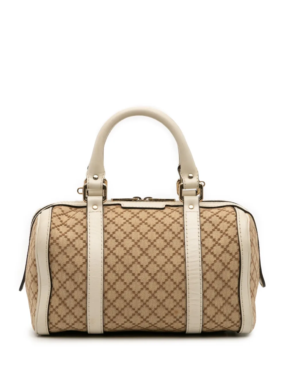 Gucci Pre-Owned 2016-2025 Small Diamante Canvas Joy Boston Bag satchel | Brown | Image 1