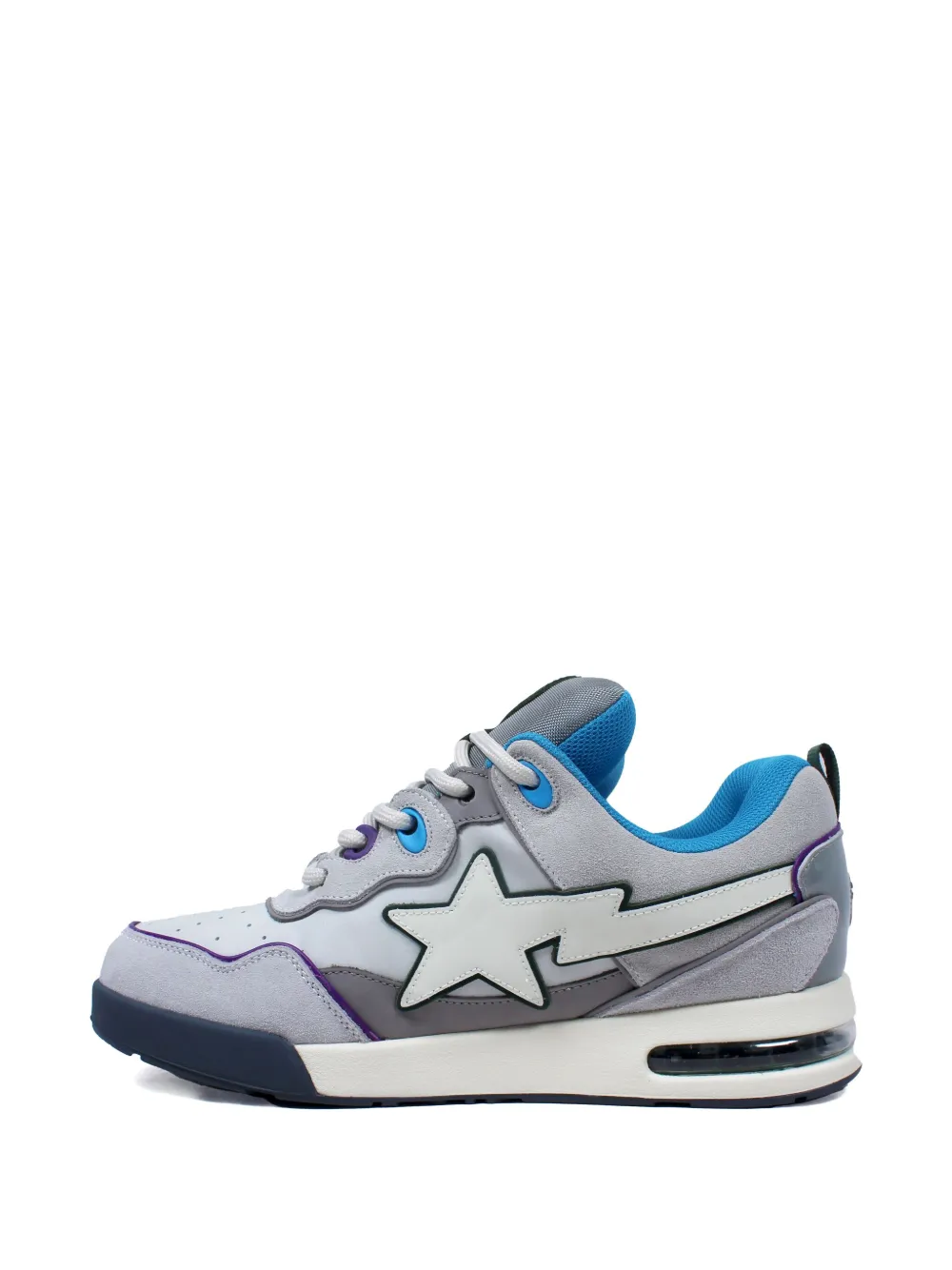 A Bathing Ape Flip Sta Sneakers In Gray