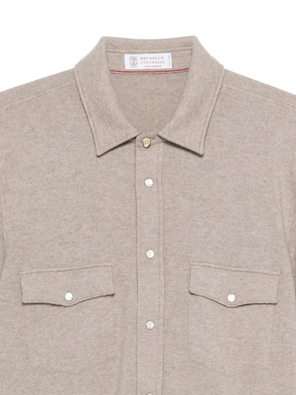 Brunello Cucinelli Kasjmier shirtjack Beige