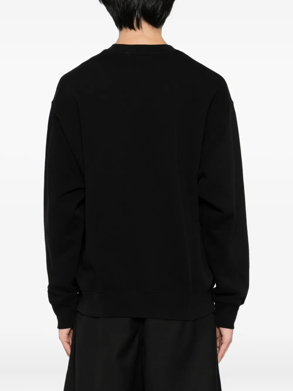 A BATHING APE Sweater met logoprint Zwart