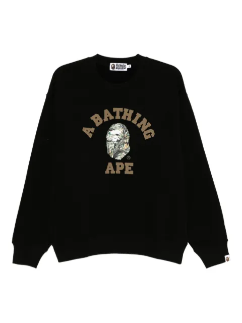 A BATHING APE® sudadera con logo estampado