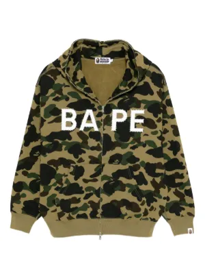 A BATHING APE® カモフラージュ パーカー | イエロー | FARFETCH JP