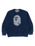 A BATHING APE® graphic-print sweatshirt - Blue